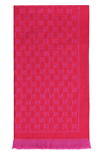 Load image into Gallery viewer, GG jacquard motif wool scarf
