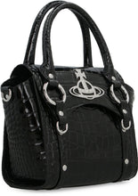 Load image into Gallery viewer, Betty Crocodile print leather handbag
