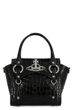 Load image into Gallery viewer, Betty Crocodile print leather handbag
