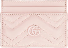 Load image into Gallery viewer, Quilted leather card holder
