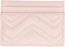 Load image into Gallery viewer, Quilted leather card holder
