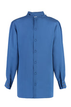 Load image into Gallery viewer, Pussy-bow collar georgette shirt
