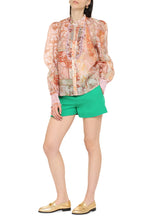 Load image into Gallery viewer, Kaleidoscope ruffled shirt
