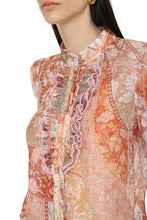 Load image into Gallery viewer, Kaleidoscope ruffled shirt
