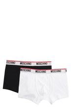 Load image into Gallery viewer, Set of two cotton trunks with logoed elastic band
