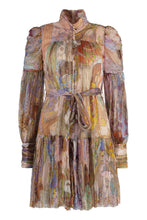 Load image into Gallery viewer, Kaleidoscope silk mini dress
