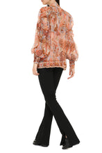 Load image into Gallery viewer, Kaleidoscope ruffled shirt
