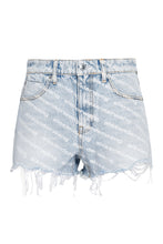 Load image into Gallery viewer, Bite High-rise cut-off denim shorts
