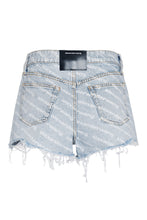 Load image into Gallery viewer, Bite High-rise cut-off denim shorts
