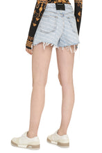 Load image into Gallery viewer, Bite High-rise cut-off denim shorts
