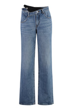 Load image into Gallery viewer, 5-pocket straight-leg jeans
