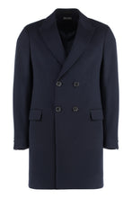Load image into Gallery viewer, Wool blend double-breasted coat

