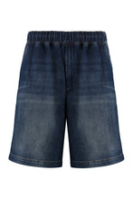 Load image into Gallery viewer, Denim bermuda shorts
