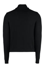 Load image into Gallery viewer, High collar zipped cardigan
