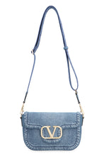 Load image into Gallery viewer, Valentino Garavani - Alltime denim shoulder bag
