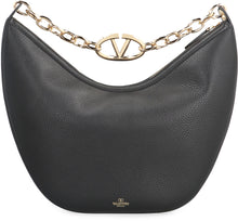 Load image into Gallery viewer, VLogo Moon leather hobo-bag
