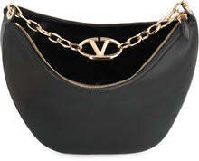 Load image into Gallery viewer, VLogo Moon leather hobo-bag
