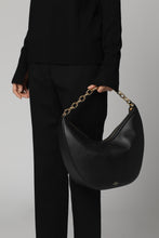 Load image into Gallery viewer, VLogo Moon leather hobo-bag
