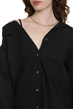Load image into Gallery viewer, Asymmetric cotton shirt
