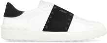 Load image into Gallery viewer, Valentino Garavani - Rockstud Untitled 11 eather and fabric low-top sneakers
