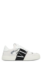 Load image into Gallery viewer, VL7N leather and fabric low-top sneakers
