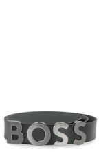 Load image into Gallery viewer, Logo buckle leather belt
