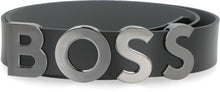 Load image into Gallery viewer, Logo buckle leather belt
