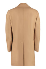 Load image into Gallery viewer, Wool blend double-breasted coat
