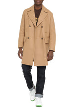Load image into Gallery viewer, Wool blend double-breasted coat
