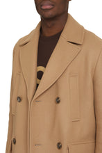 Load image into Gallery viewer, Wool blend double-breasted coat
