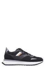 Load image into Gallery viewer, Leather and fabric low-top sneakers
