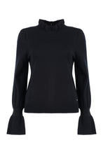 Load image into Gallery viewer, Ribbed cashmere and wool sweater
