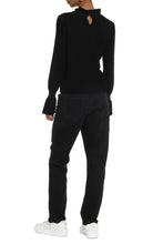 Load image into Gallery viewer, Ribbed cashmere and wool sweater
