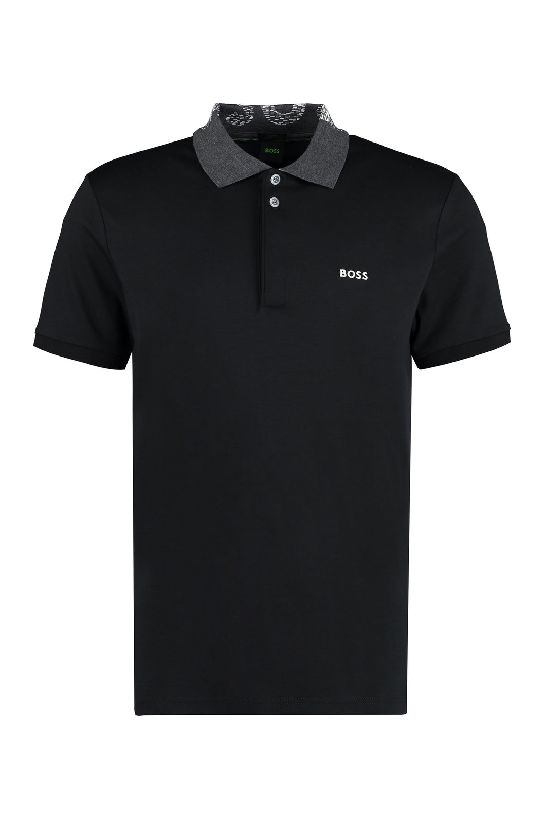 Short sleeve cotton polo shirt