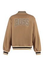 Load image into Gallery viewer, Wool bomber jacket with patch
