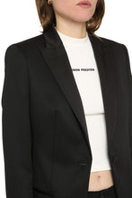 Load image into Gallery viewer, Satin lapel blazer
