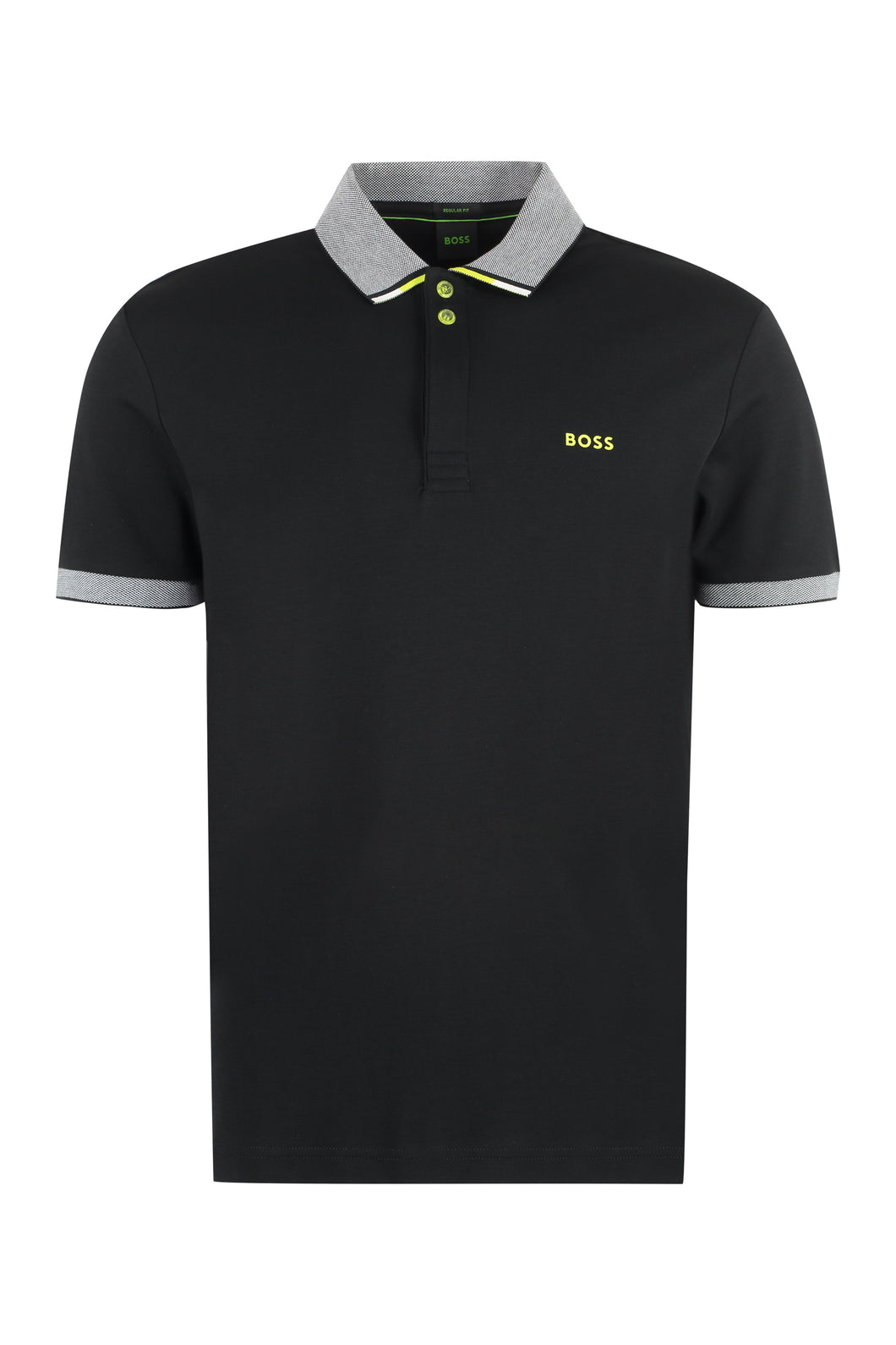Short sleeve cotton polo shirt