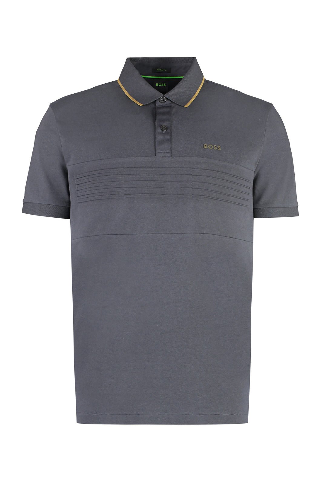Short sleeve cotton polo shirt
