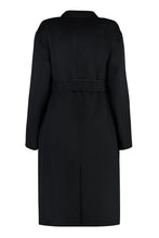 Load image into Gallery viewer, Wool blend double-breasted coat
