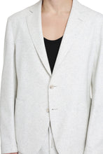 Load image into Gallery viewer, Wool blend single-breast jacket
