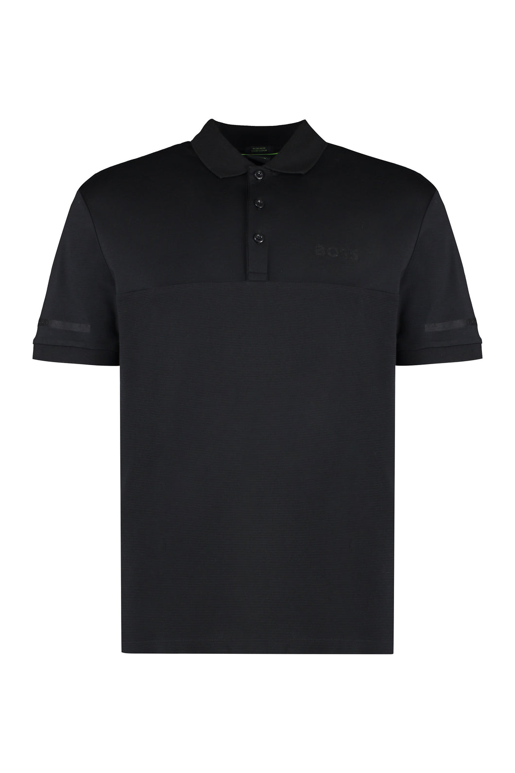 Short sleeve cotton polo shirt