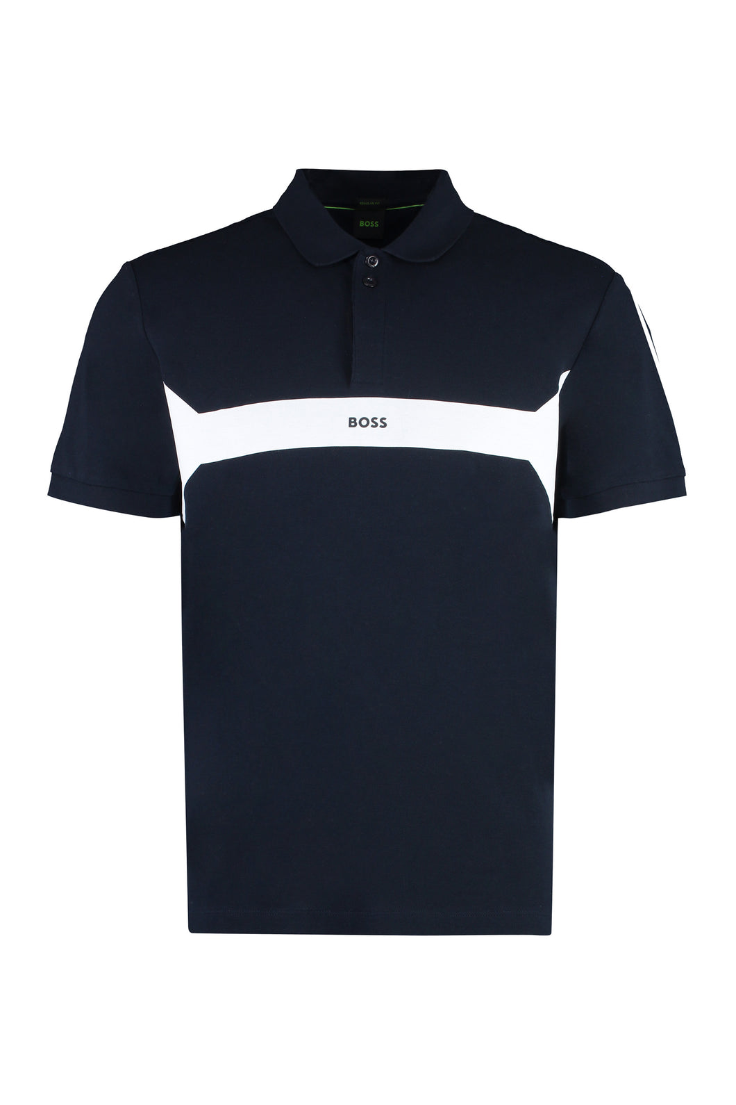 Short sleeve cotton polo shirt