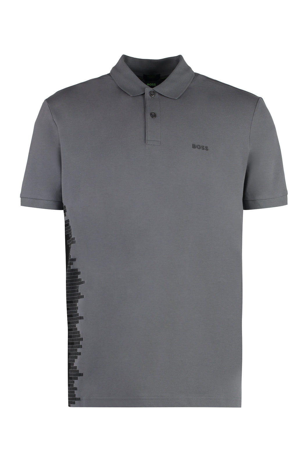 Short sleeve cotton polo shirt