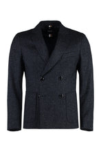 Load image into Gallery viewer, Double-breasted virgin wool jacket
