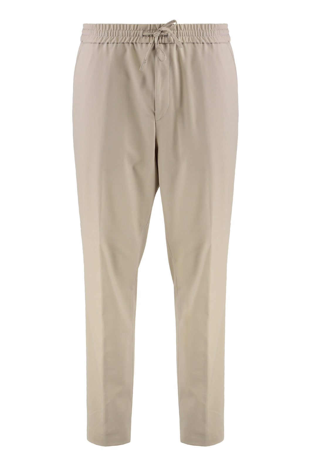 Wool blend trousers