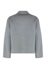 Load image into Gallery viewer, Relaxed fit jacket in wool blend
