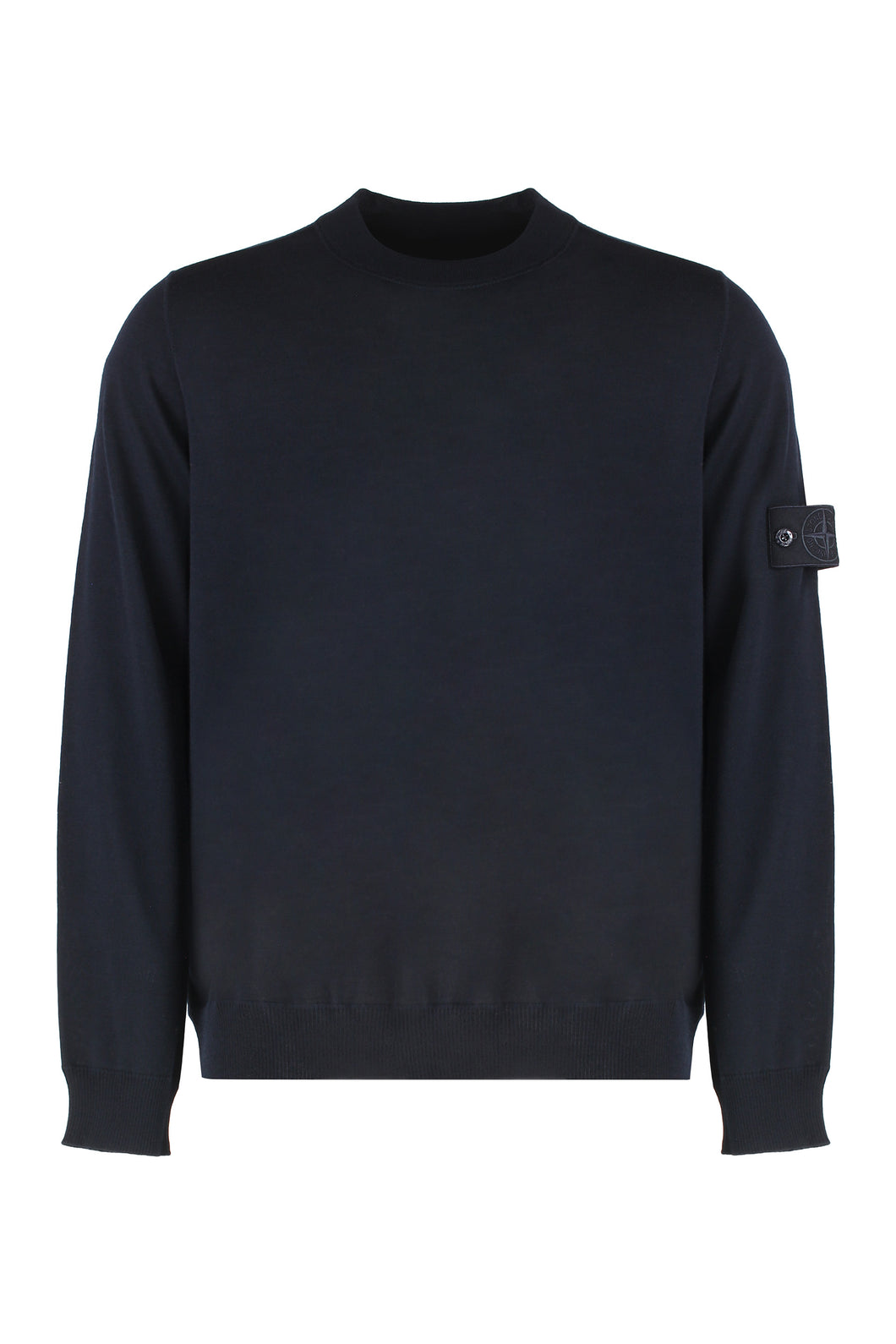 virgin wool crew-neck sweater