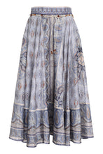 Load image into Gallery viewer, Vitali printed silk skirt
