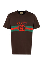 Load image into Gallery viewer, Cotton crew-neck T-shirt
