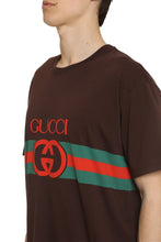 Load image into Gallery viewer, Cotton crew-neck T-shirt
